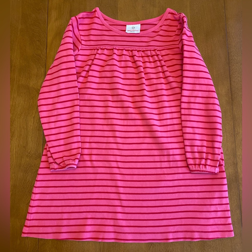 EUC Hanna Andersson striped dress. Size 6/7 (120)